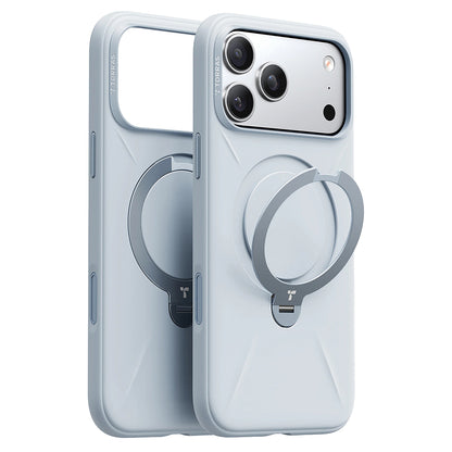Custodia MagSafe per Apple iPhone 17 Pro, Torras, QPRO Silicone, Blu Chiaro