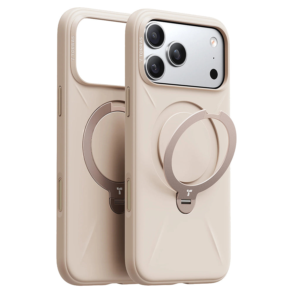 MagSafe Case for Apple iPhone 17 Pro, Torras, QPRO Silicone, Gold