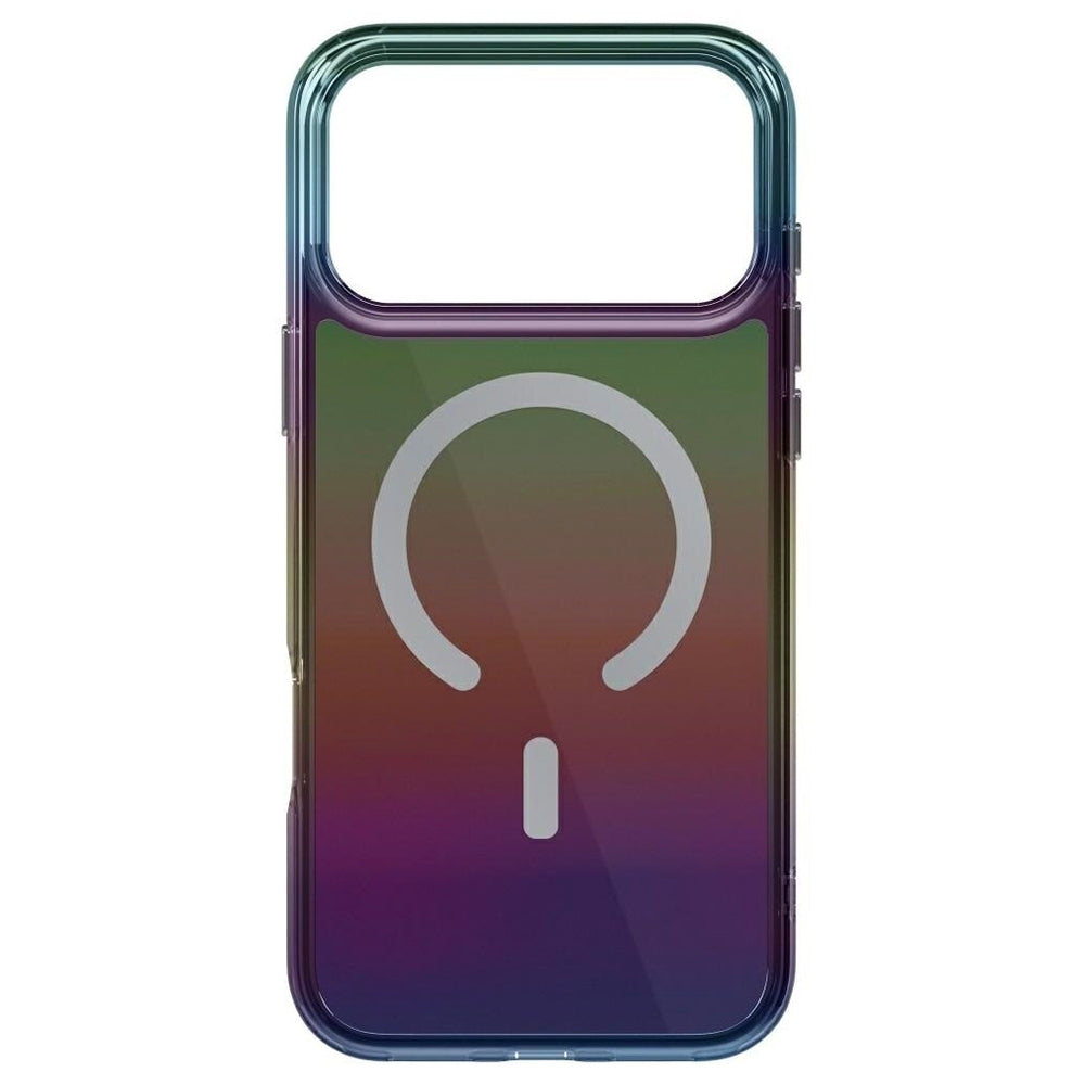 Custodia MagSafe per Apple iPhone 17 Pro, UNIQ, Iridescia MagClick, Aurora