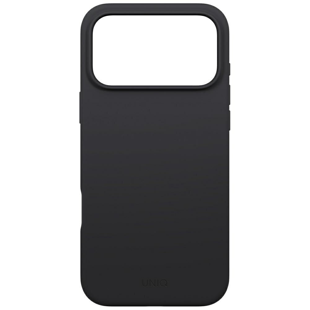 Custodia MagSafe per Apple iPhone 17 Pro, UNIQ, Lino MagClick, Nera