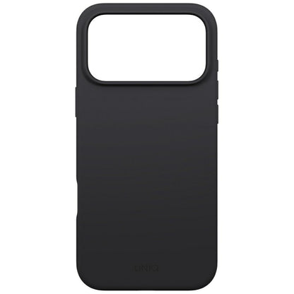 Custodia MagSafe per Apple iPhone 17 Pro, UNIQ, Lino MagClick, Nera