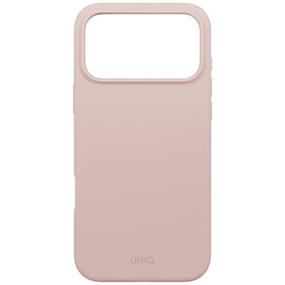 Custodia MagSafe per Apple iPhone 17 Pro, UNIQ, Lino MagClick, Rosa