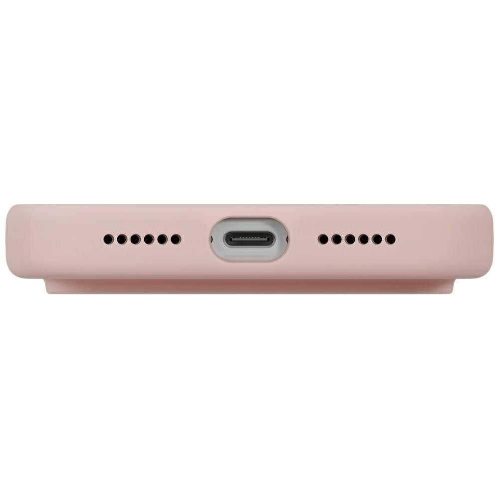 Custodia MagSafe per Apple iPhone 17 Pro, UNIQ, Lino MagClick, Rosa
