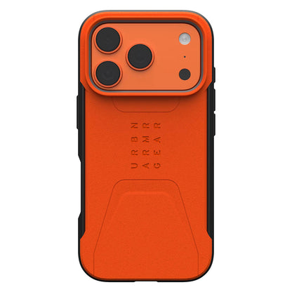 Custodia MagSafe per Apple iPhone 17 Pro, Urban Armor Gear, Civilian, Arancione