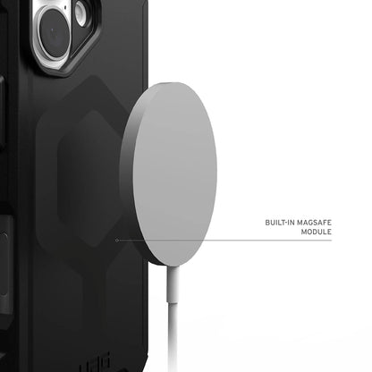 Custodia MagSafe per Apple iPhone 17 Pro, Urban Armor Gear, Essential Armor, Nera