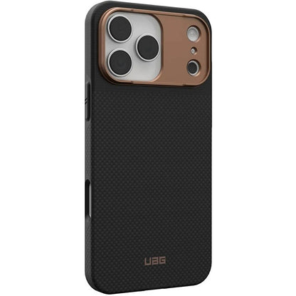 Custodia MagSafe per Apple iPhone 17 Pro, Urban Armor Gear, Fibr Armr, Nero Bronzo