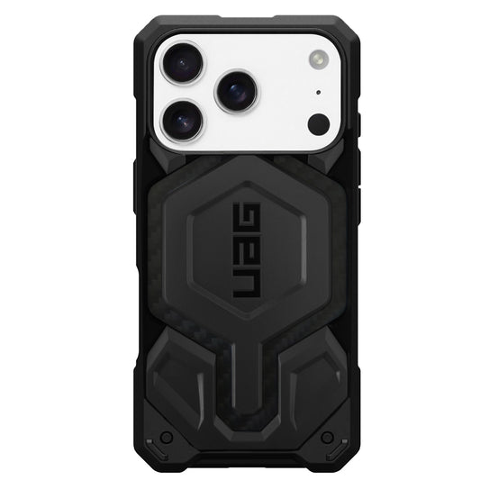 Custodia MagSafe per Apple iPhone 17 Pro, Urban Armor Gear, Monarch Pro Carbon, Nera