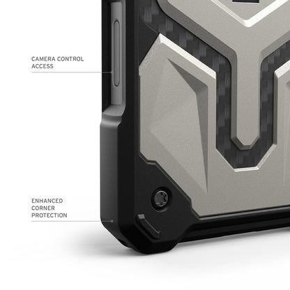 Custodia MagSafe per Apple iPhone 17 Pro, Urban Armor Gear, Monarch Pro Kevlar, Blu Navy