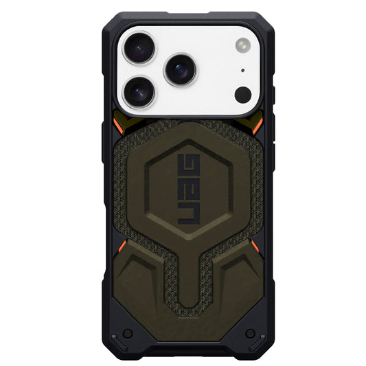 Custodia MagSafe per Apple iPhone 17 Pro, Urban Armor Gear, Monarch Pro Kevlar, Verde