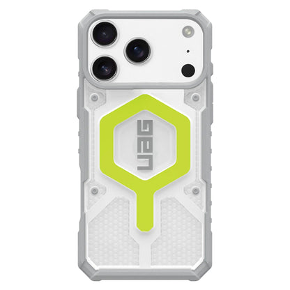 Custodia MagSafe per Apple iPhone 17 Pro, Urban Armor Gear, Pathfinder Clear, Verde