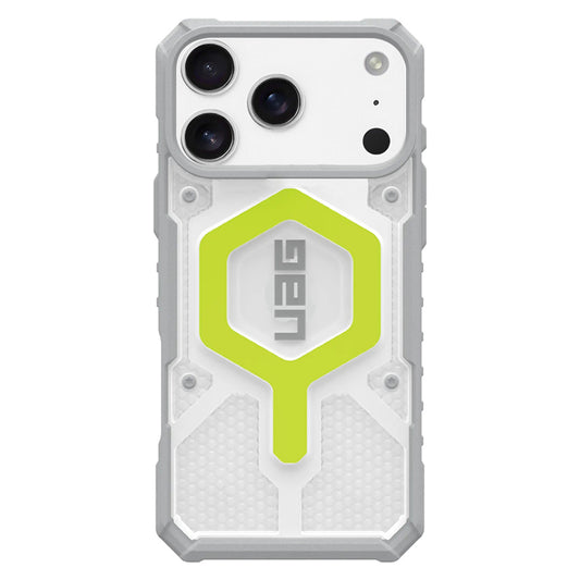 Custodia MagSafe per Apple iPhone 17 Pro, Urban Armor Gear, Pathfinder Clear, Verde