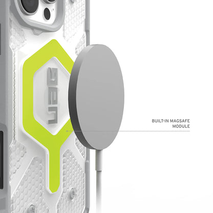 Custodia MagSafe per Apple iPhone 17 Pro, Urban Armor Gear, Pathfinder Clear, Verde