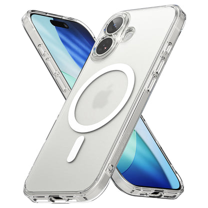 Custodia MagSafe per Apple iPhone 17, Ringke, Fusion, Trasparente Opaca