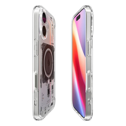 Custodia MagSafe per Apple iPhone 17, Spigen, Ultra Hybrid Neo One, Trasparente