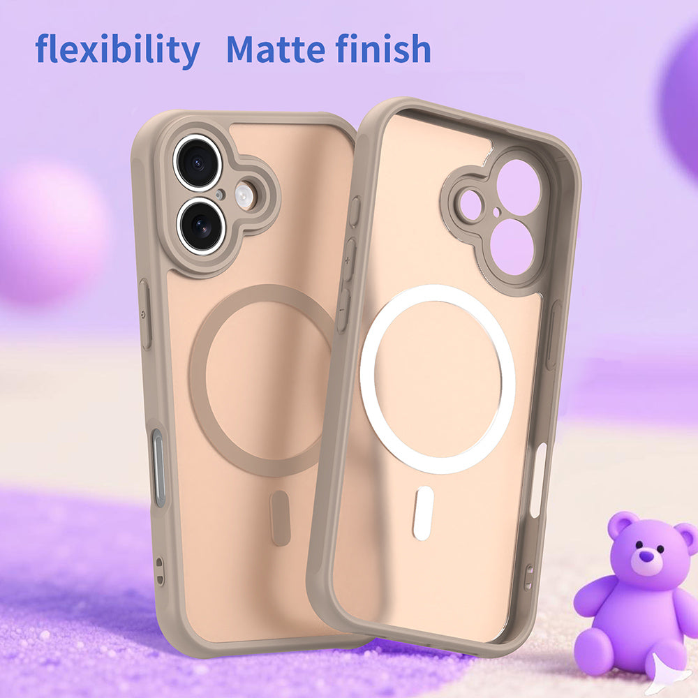 Custodia MagSafe per Apple iPhone 17, Techsuit, HaloFrost II, Dorata