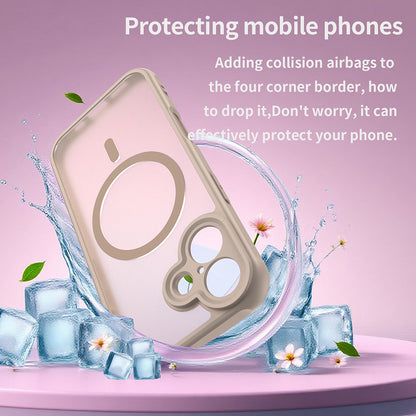 Custodia MagSafe per Apple iPhone 17, Techsuit, HaloFrost II, Dorata