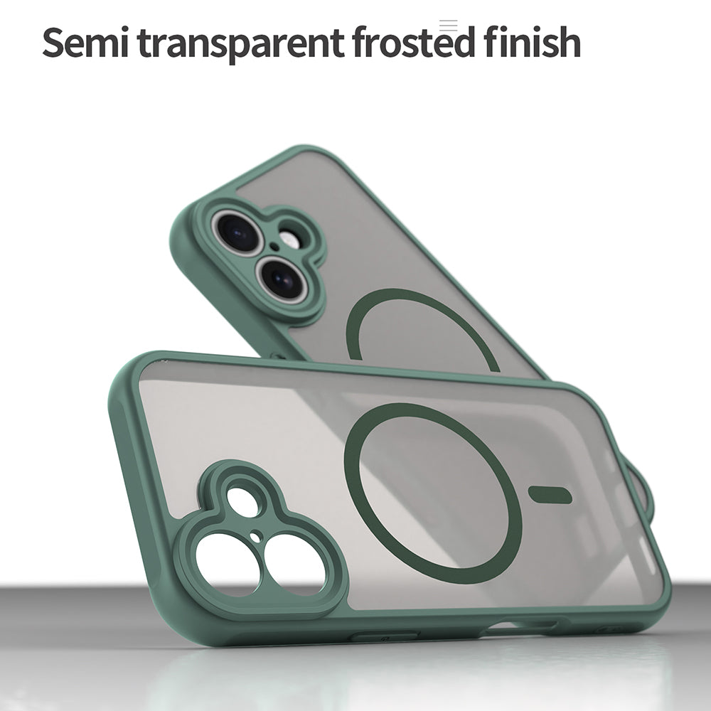 Custodia MagSafe per Apple iPhone 17, Techsuit, HaloFrost II, Verde