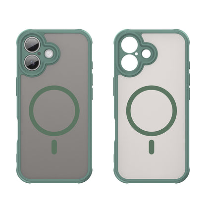 Custodia MagSafe per Apple iPhone 17, Techsuit, HaloFrost II, Verde