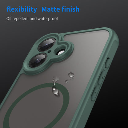 Custodia MagSafe per Apple iPhone 17, Techsuit, HaloFrost II, Verde