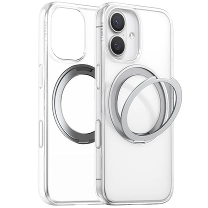 Custodia MagSafe per Apple iPhone 17, Torras, Ostand Pro, Trasparente