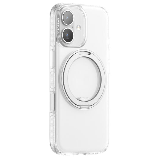 Custodia MagSafe per Apple iPhone 17, Torras, Ostand R Fitness, Trasparente