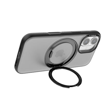Custodia MagSafe per Apple iPhone 17, Torras, Ostand R Fitness, Trasparente