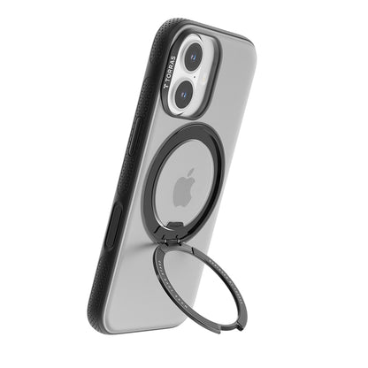 Custodia MagSafe per Apple iPhone 17, Torras, Ostand R Fitness, Trasparente