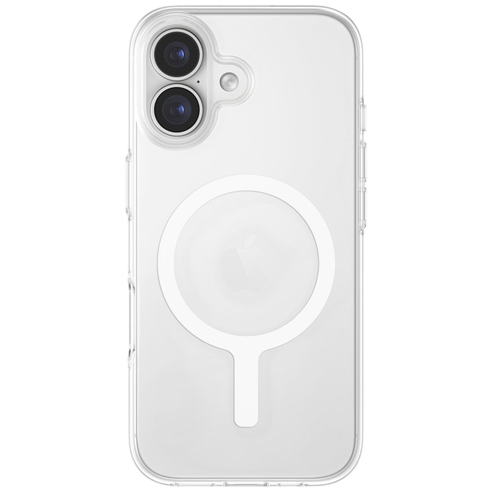 Custodia MagSafe per Apple iPhone 17, UNIQ, Clario MagClick, Trasparente
