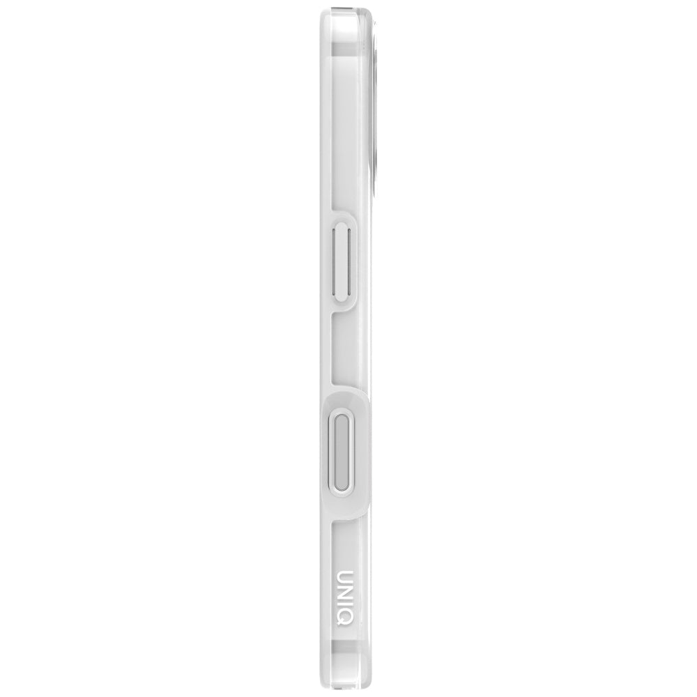 Custodia MagSafe per Apple iPhone 17, UNIQ, Clario MagClick, Trasparente