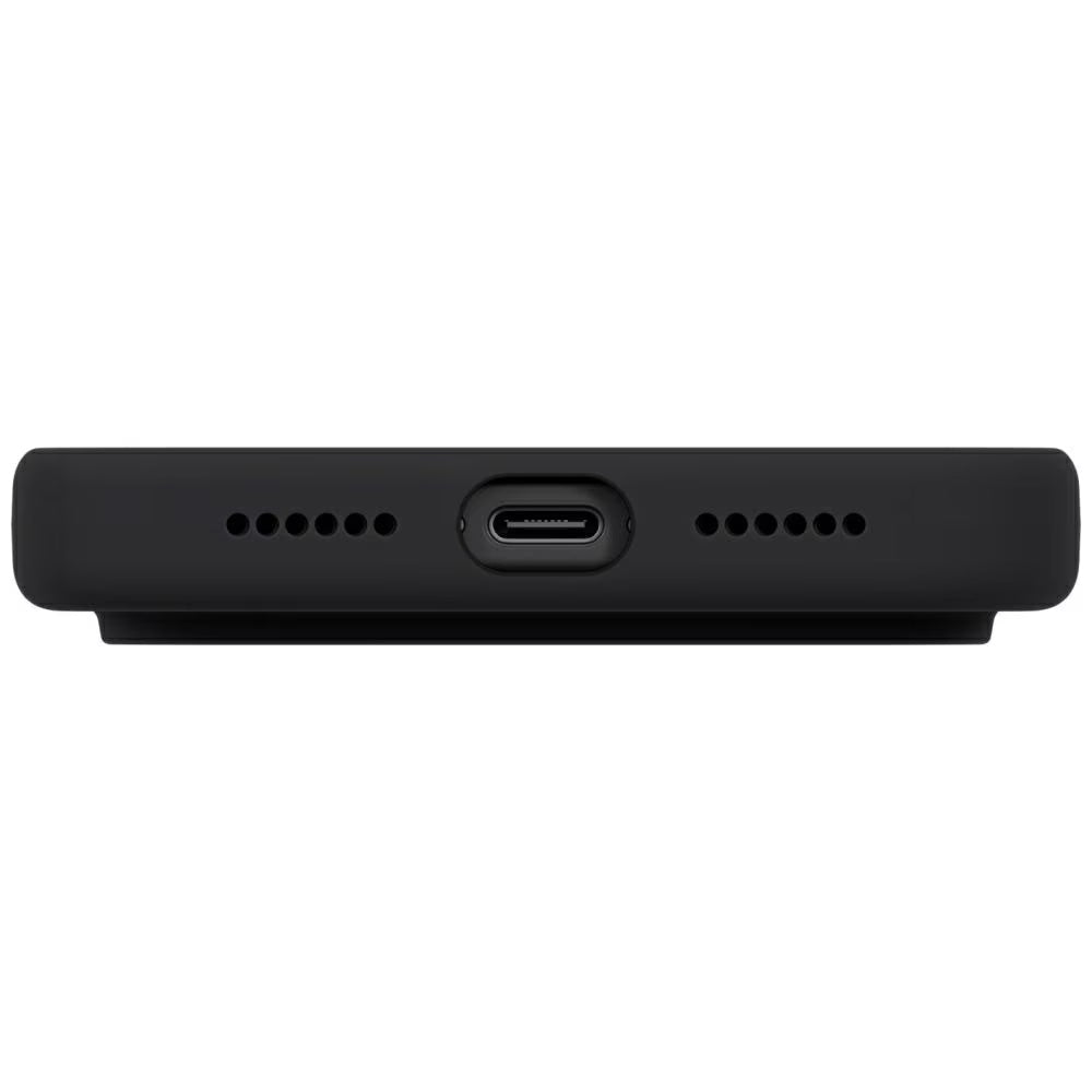 Custodia MagSafe per Apple iPhone 17, UNIQ, Lino MagClick, Nera