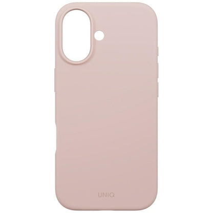 Custodia MagSafe per Apple iPhone 17, UNIQ, Lino MagClick, Rosa
