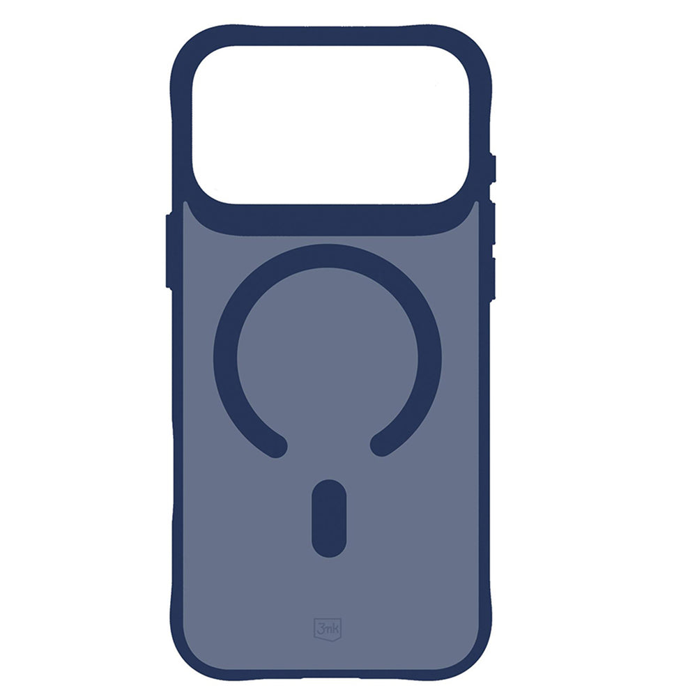 Custodia MagSafe per Apple iPhone 18 Pro / 17 Pro, 3MK, Smoke MagCase, Blu