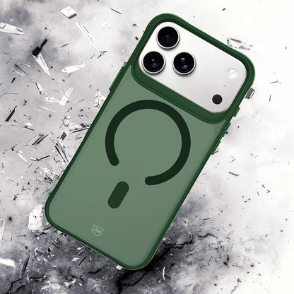 Custodia MagSafe per Apple iPhone 18 Pro / 17 Pro, 3MK, Smoke MagCase, Verde