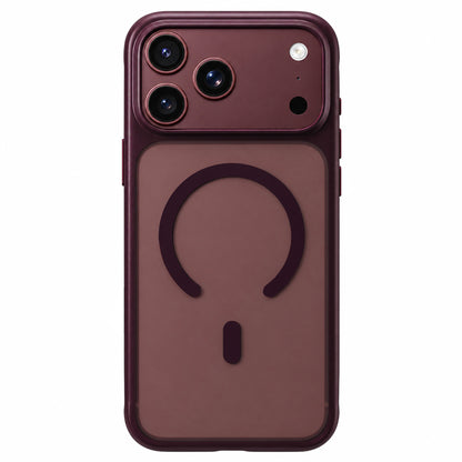 Custodia MagSafe per Apple iPhone 18 Pro / 17 Pro, Blueo, APE Anti-Drop, bordeaux