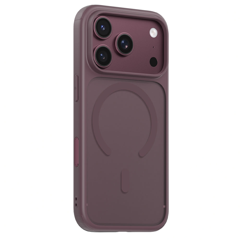 Custodia MagSafe per Apple iPhone 18 Pro / 17 Pro, Blueo, APE Anti-Drop, bordeaux