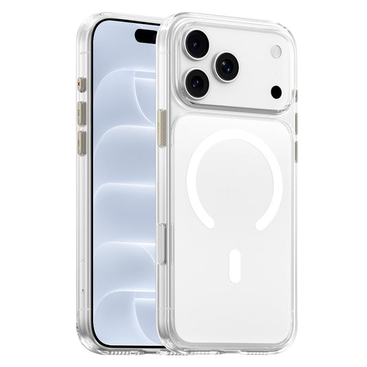 Custodia MagSafe per Apple iPhone 18 Pro / 17 Pro, Blueo, Crystal+ Anti-Drop, trasparente