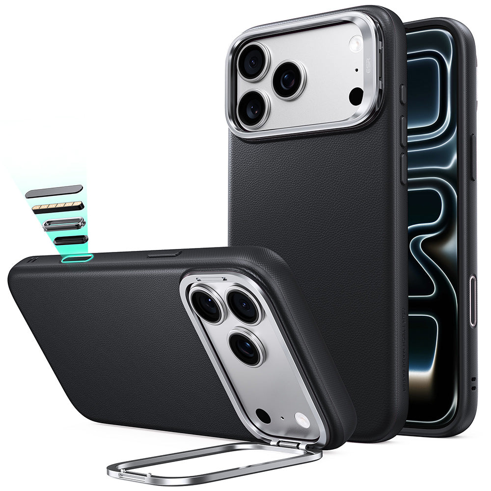 Custodia MagSafe per Apple iPhone 18 Pro / 17 Pro, ESR, Atelier con Supporto, Nera