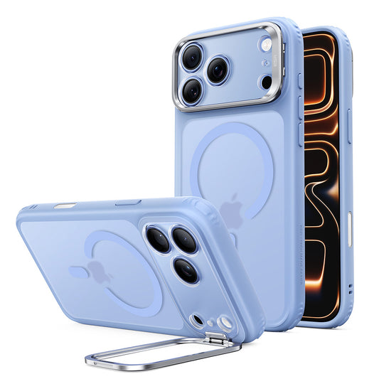 Custodia MagSafe per Apple iPhone 18 Pro / 17 Pro, ESR, Classic Hybrid Kickstand, Blu Satinato
