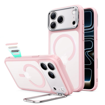 Custodia MagSafe per Apple iPhone 18 Pro / 17 Pro, ESR, Classic Hybrid Kickstand, Rosa Satinata
