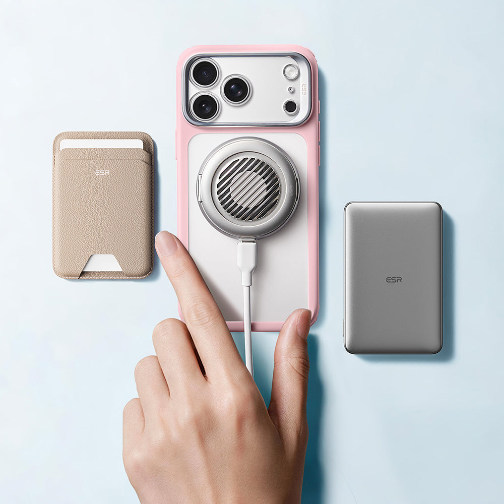Custodia MagSafe per Apple iPhone 18 Pro / 17 Pro, ESR, Classic Hybrid Kickstand, Rosa Satinata