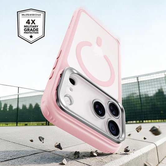 Custodia MagSafe per Apple iPhone 18 Pro / 17 Pro, ESR, Classic Hybrid Kickstand, Rosa Satinata