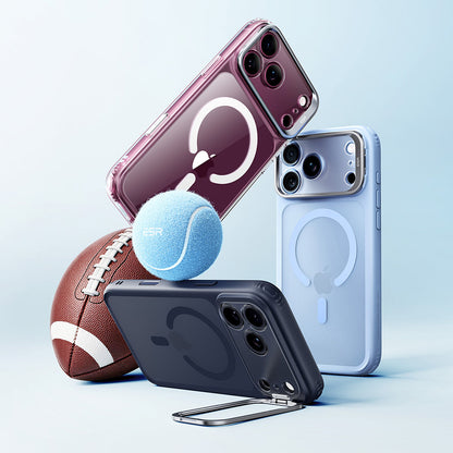 Custodia MagSafe per Apple iPhone 18 Pro / 17 Pro, ESR, Classic Hybrid Kickstand, Rosa Satinata