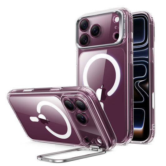 Custodia MagSafe per Apple iPhone 18 Pro / 17 Pro, ESR, Classic Hybrid Kickstand, Trasparente