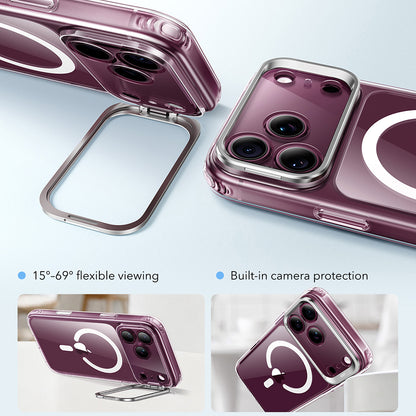 Custodia MagSafe per Apple iPhone 18 Pro / 17 Pro, ESR, Classic Hybrid Kickstand, Trasparente