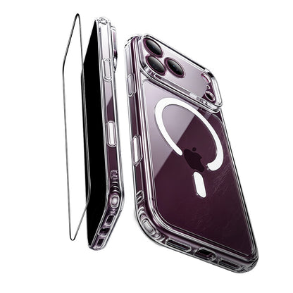 Custodia MagSafe per Apple iPhone 18 Pro / 17 Pro, ESR, Classic Hybrid con protezione per schermo, Trasparente