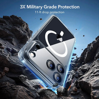 Custodia MagSafe per Apple iPhone 18 Pro / 17 Pro, ESR, Classic Hybrid con protezione per schermo, Trasparente
