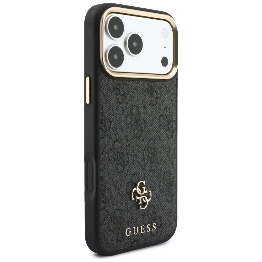 Custodia MagSafe per Apple iPhone 18 Pro / 17 Pro, Guess, 4G Cardslot, nera
