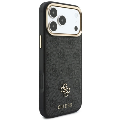 Custodia MagSafe per Apple iPhone 18 Pro / 17 Pro, Guess, 4G Cardslot, nera