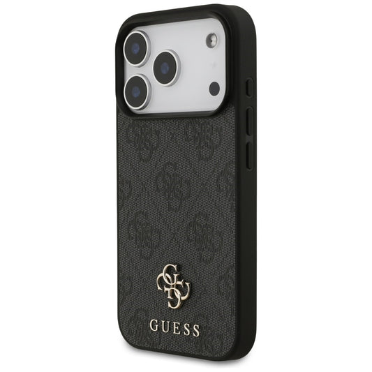 Custodia MagSafe per Apple iPhone 18 Pro / 17 Pro, Guess, 4G Small and Classic, Nera