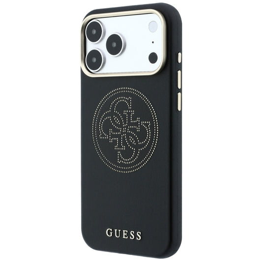Custodia MagSafe per Apple iPhone 18 Pro / 17 Pro, Guess, Perforated 4G, Nera